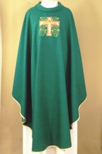 ornat Krzyż Franciszkowy zielony