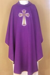 ornat Krzyż Świetlisty fioletowy