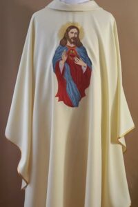 ornat Najświętsze Serce Jezusa biały